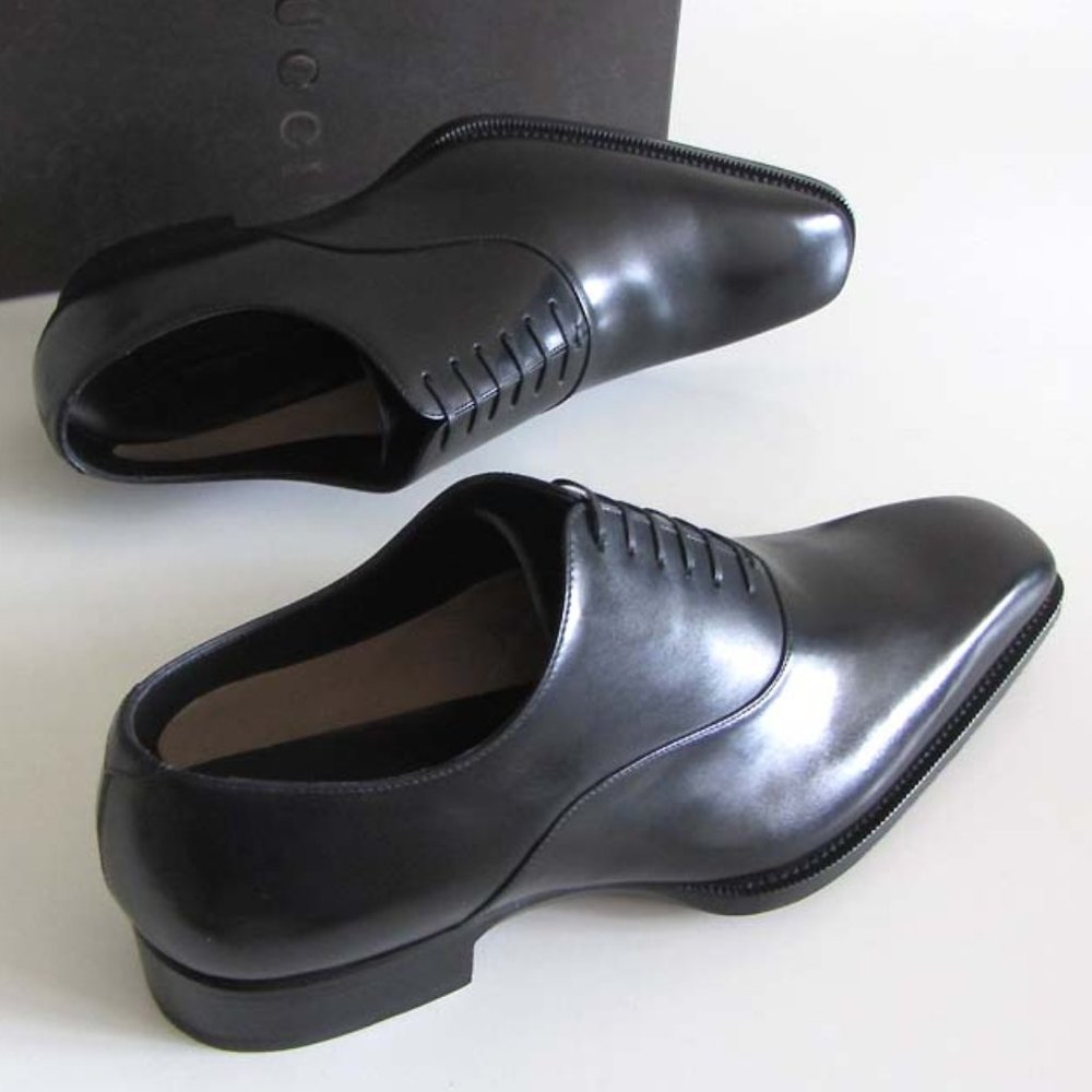 GUCCI Made To Order dress shoes 43 1/2 EEE 10.5 US - Picture 4 of 10